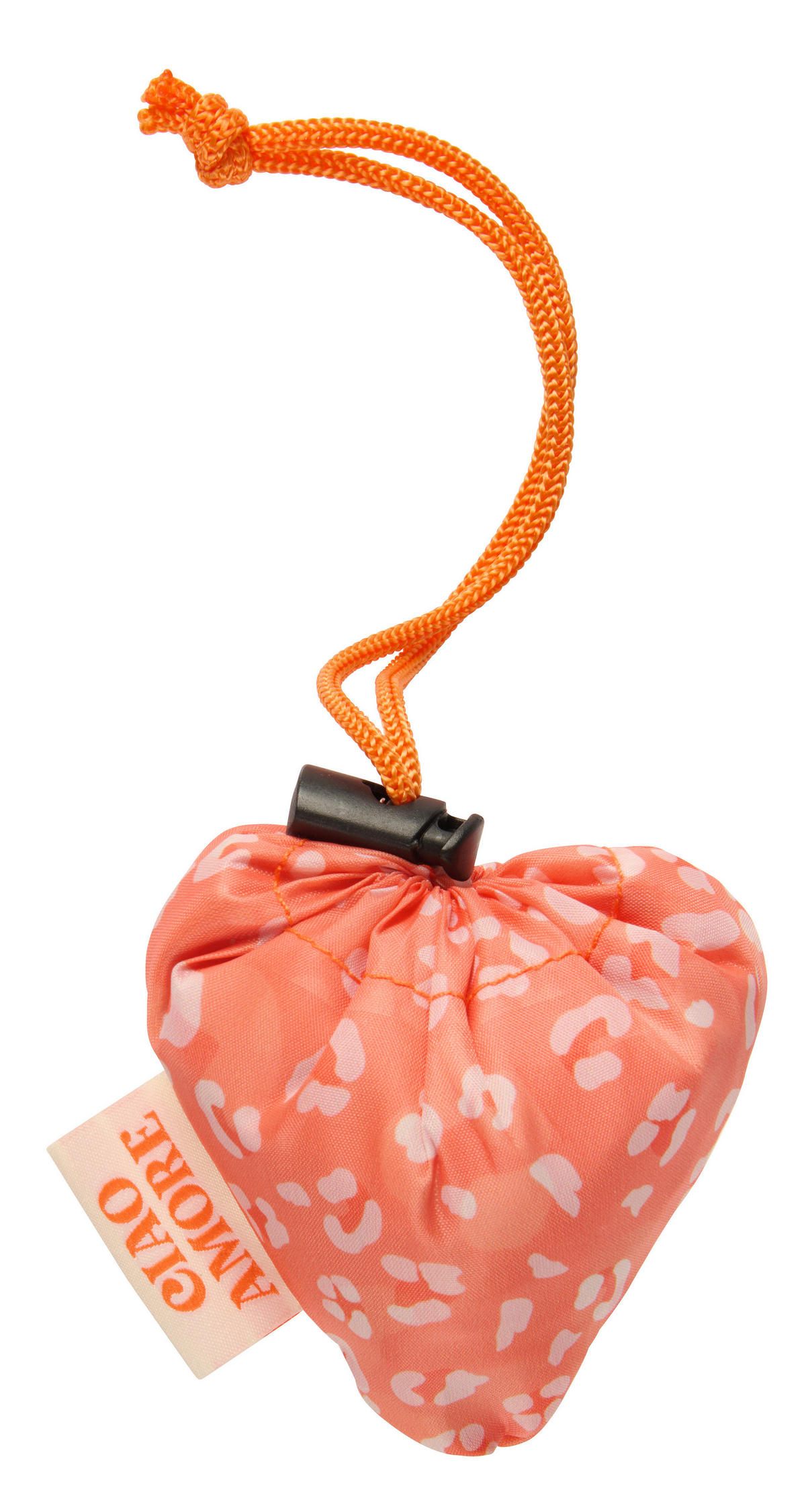 SHOPPER - Aprikose/Weiß, Trend, Kunststoff (38/38/0.5cm)