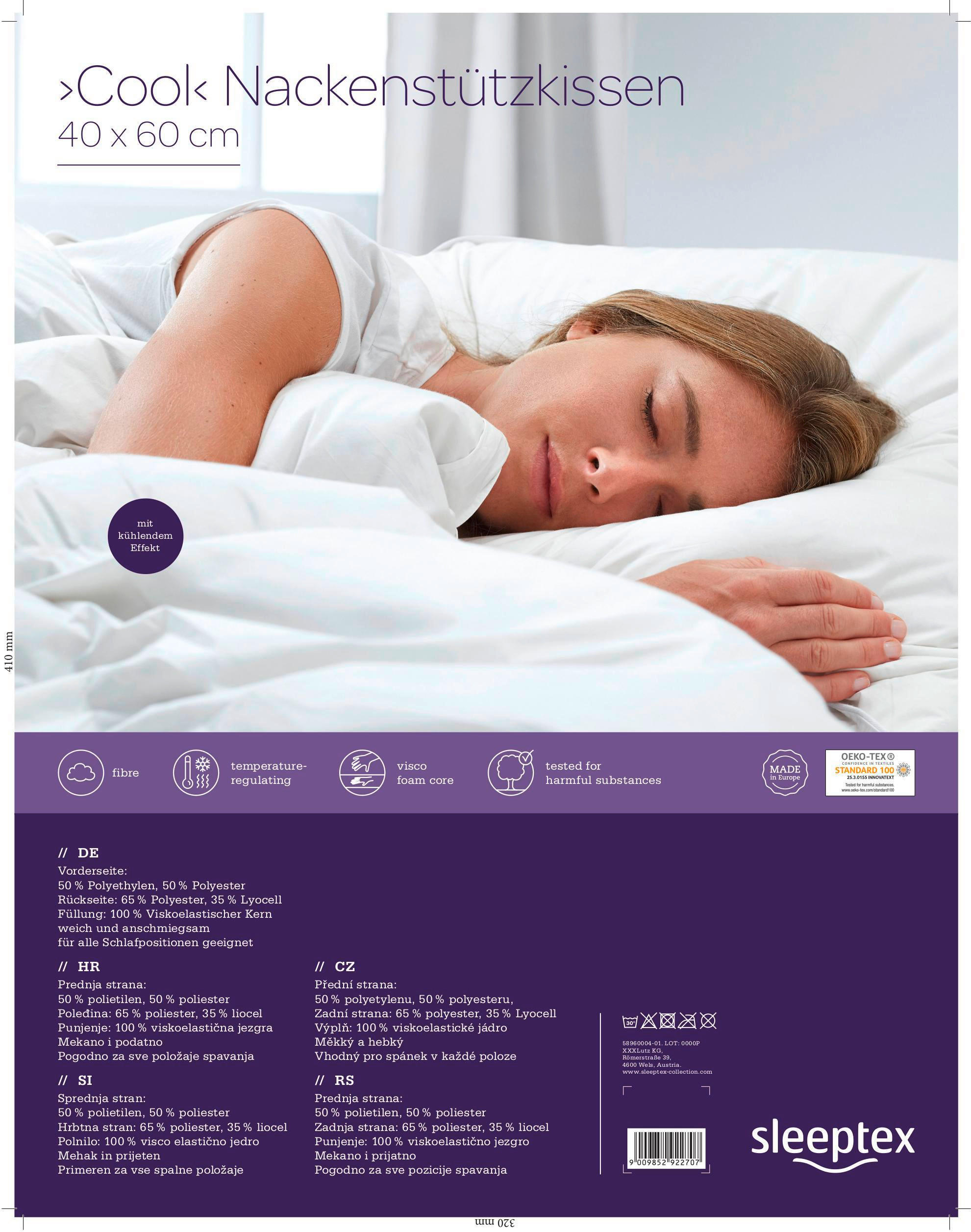 ANATOMSKI JASTUK 40/60 cm COOL - Basics (40/60cm) - Sleeptex