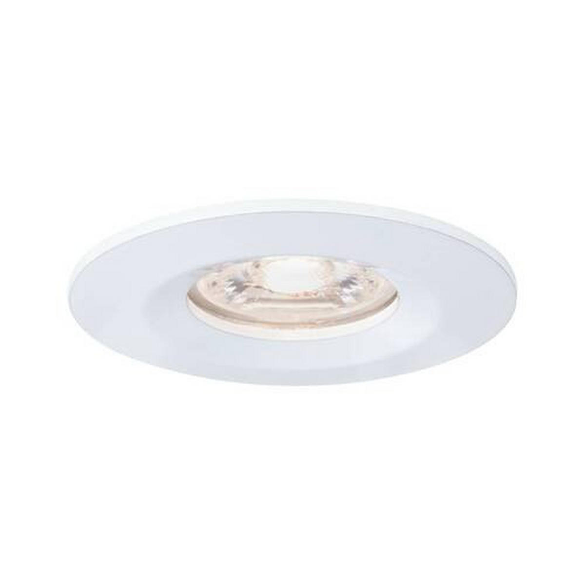 LED-DECKENLEUCHTE 6,5 cm  - Alufarben/Weiß, Basics, Metall (6,5cm) - Paulmann