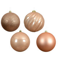 CHRISTBAUMKUGEL-SET  - Basics (14,00/14,00/14,00cm) - X-Mas