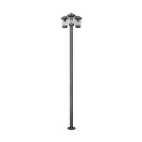 AUSSENSTEHLEUCHTE - Klar/Anthrazit, Design, Kunststoff/Metall (44,6/220cm) - Trio Leuchten