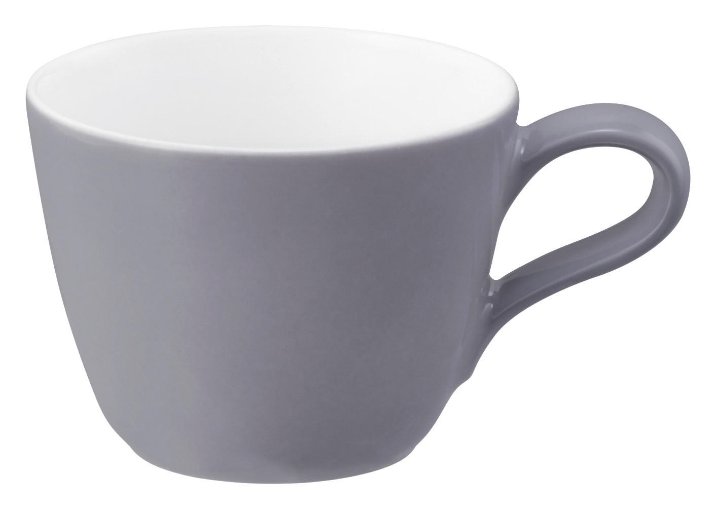 KAFFEETASSE Life Fashion Elegant Grey 240 ml  - Grau, Design, Keramik (0,24l) - Seltmann Weiden