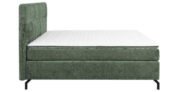BOXSPRINGBETT 180/200 cm in Mintgrün - Schwarz/Mintgrün, Design, Textil/Metall (180/200cm) - Esposa