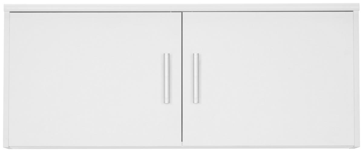 SZEKRÉNYRÁTÉT  - ezüstszínű/fehér, Konventionell, műanyag/faalapú anyag (106/43/54cm) - Xora