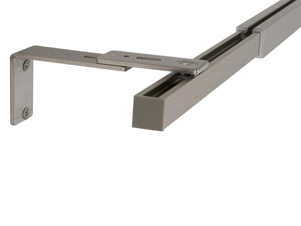 INNENLAUFSTANGENSET   - Grau Hochglanz, Design, Metall (120/11,5/4,7cm)