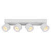 LED-REFLEKTOR  RAE /480 lm/3000 K// - bela/prosojno, Design, kovina/umetna masa (45,5/7,2/12cm) - Globo
