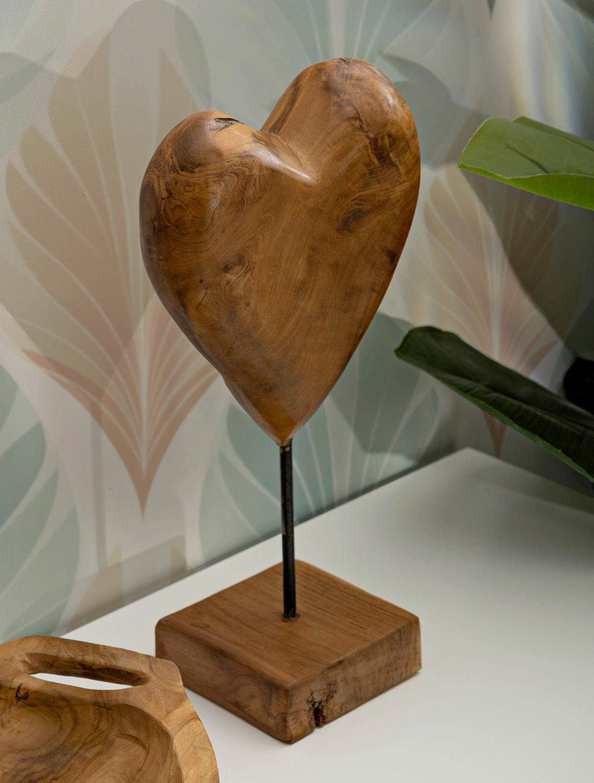 SKULPTUR - Braun, Basics, Holz (20/37/12cm)