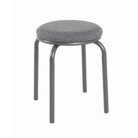 ZLOŽLJIV STOLČEK, kovina siva  - siva/antracit, Basics, kovina/tekstil (46/45/46cm) - Boxxx
