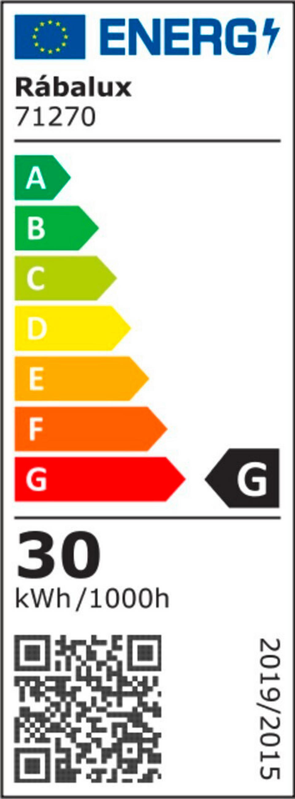 STROPNA LED-SVETILKA  Matilde /1200 lm/4000 K// - črna/bela, Design, kovina/umetna masa (49/49/32cm)