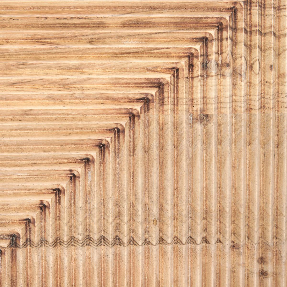 Comodă Înaltă 105/135/45 cm  - negru/culoare lemn acacia, Trend, metal/lemn (105/135/45cm) - Ambia Home