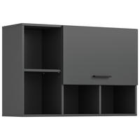HÄNGESCHRANK 95/64/34 cm  - Anthrazit/Schwarz, Basics, Holzwerkstoff/Kunststoff (95/64/34cm) - MID.YOU