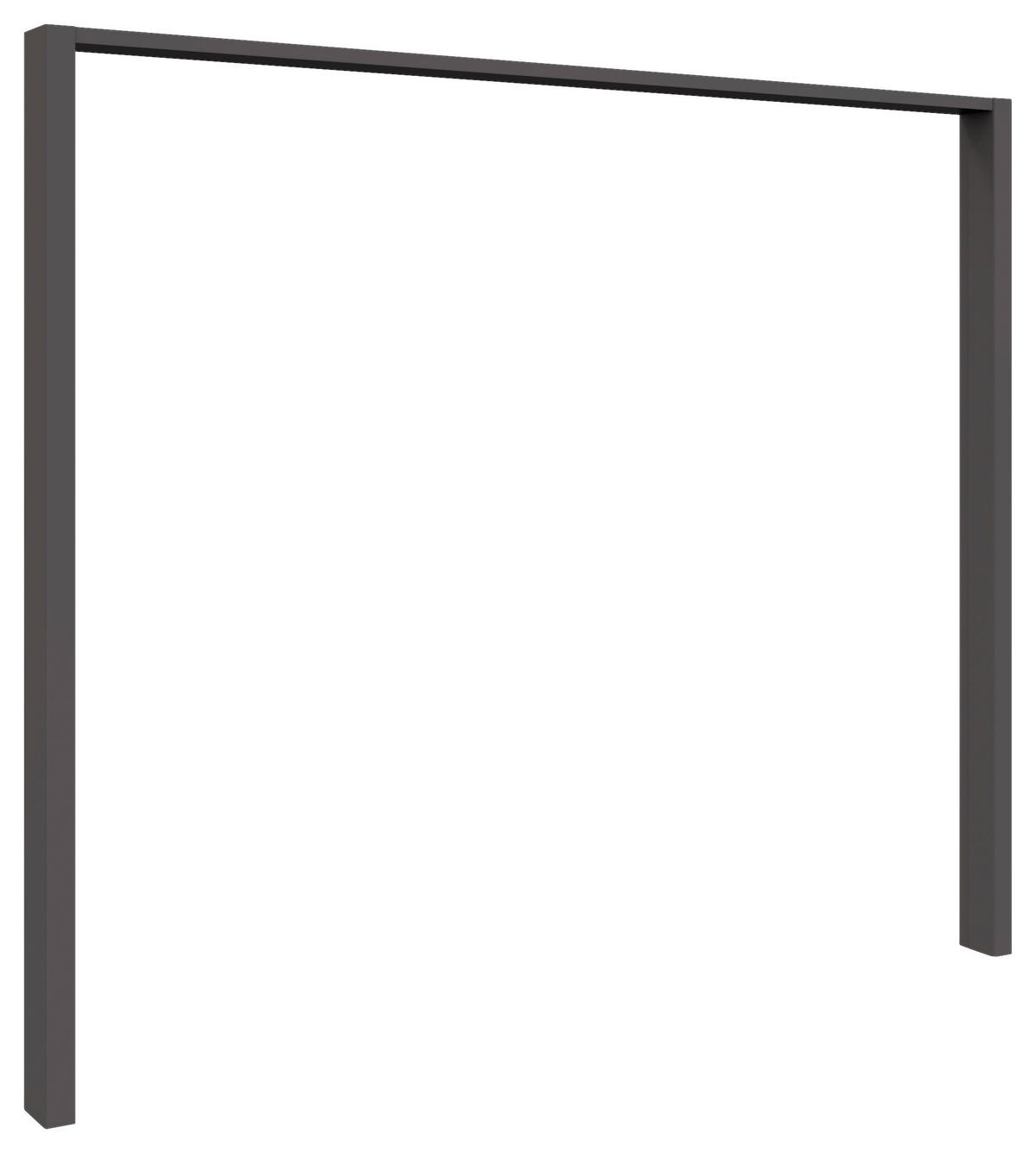 PASSEPARTOUTRAHMEN 256/220/12 cm   - Dunkelgrau, KONVENTIONELL, Holzwerkstoff (256/220/12cm) - Venda