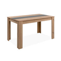 JEDÁLENSKÝ STÔL, antracitová, dub artisan, 138/80/74 cm - antracitová/dub artisan, Basics, kompozitné drevo (138/80/74cm) - MID.YOU