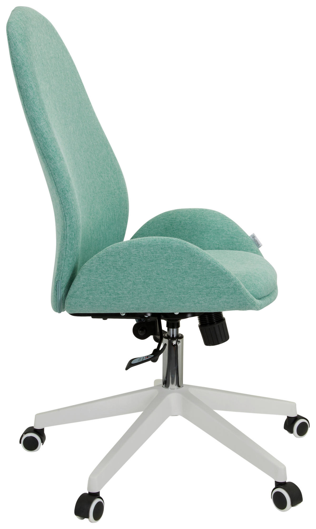 DREHSTUHL Flachgewebe Mintgrün  - Weiß/Mintgrün, Basics, Kunststoff/Textil (56/104/58cm) - MID.YOU