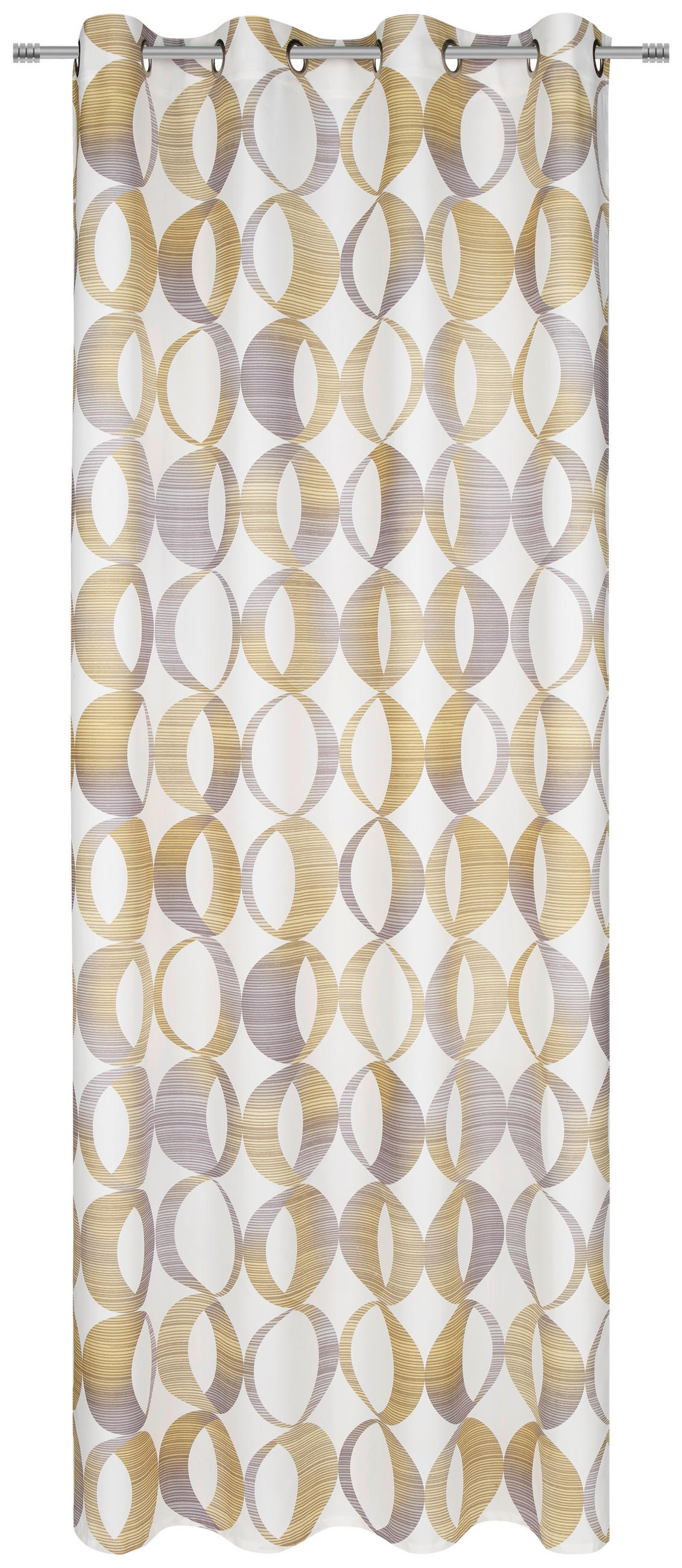 ÖSENSCHAL Bellina blickdicht 140/255 cm   - Gelb, LIFESTYLE, Textil (140/255cm) - Novel