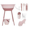 Luma Badewanne und Pflegeset luma  - Bordeaux/Hellrosa, Basics, Kunststoff/Metall (79,5/40/46cm) - Luma