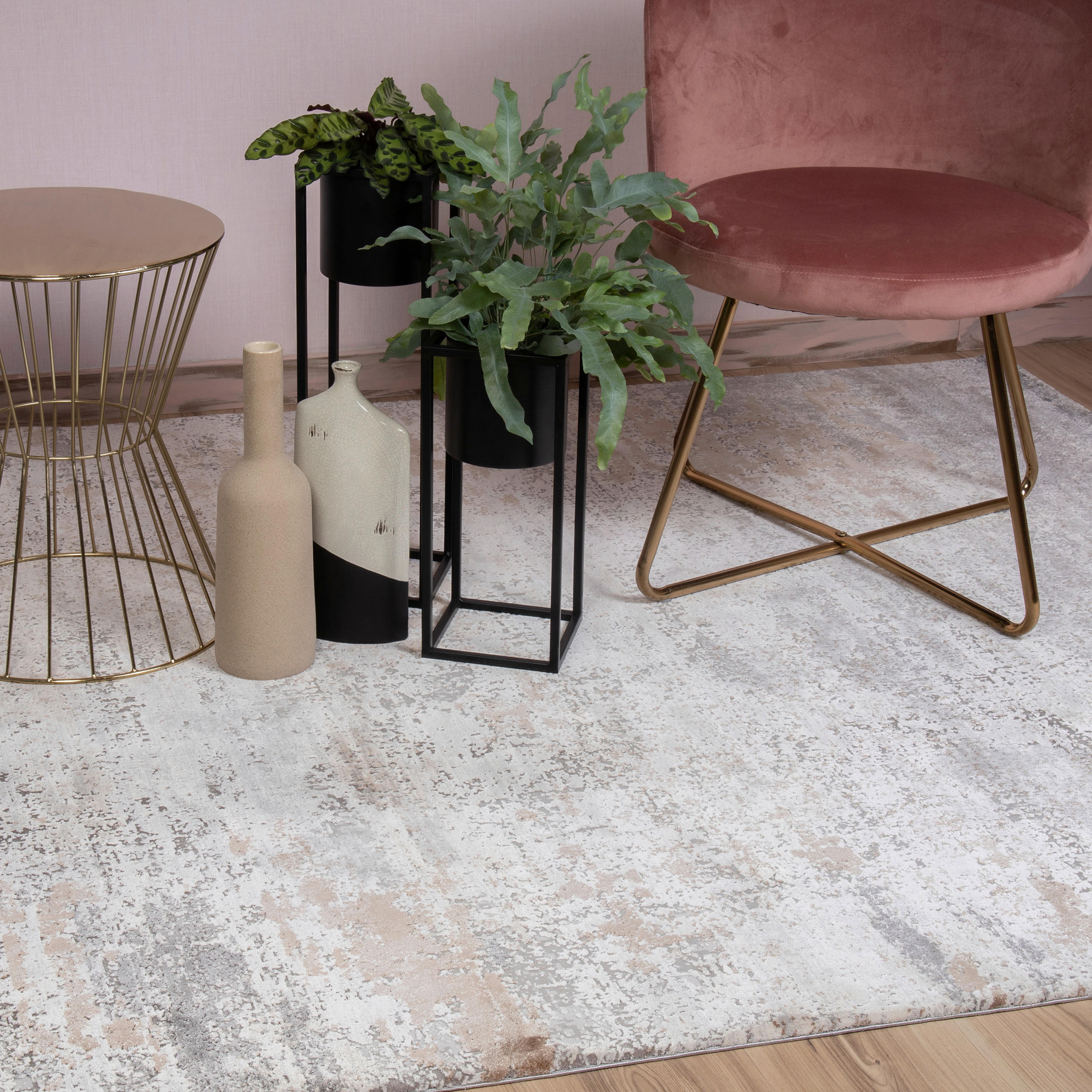 WEBTEPPICH 200/290 cm My Jewel of Obsession Taupe  - Taupe, KONVENTIONELL, Textil (200/290cm) - Obsession