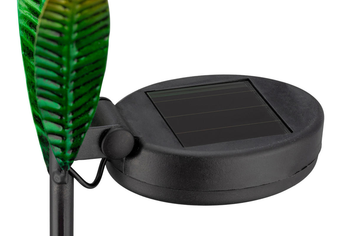 SOLARLEUCHTE Chrysatheme 14/6/86 cm  - Blau/Pink, Design, Kunststoff/Metall (14/6/86cm) - Ambia Garden