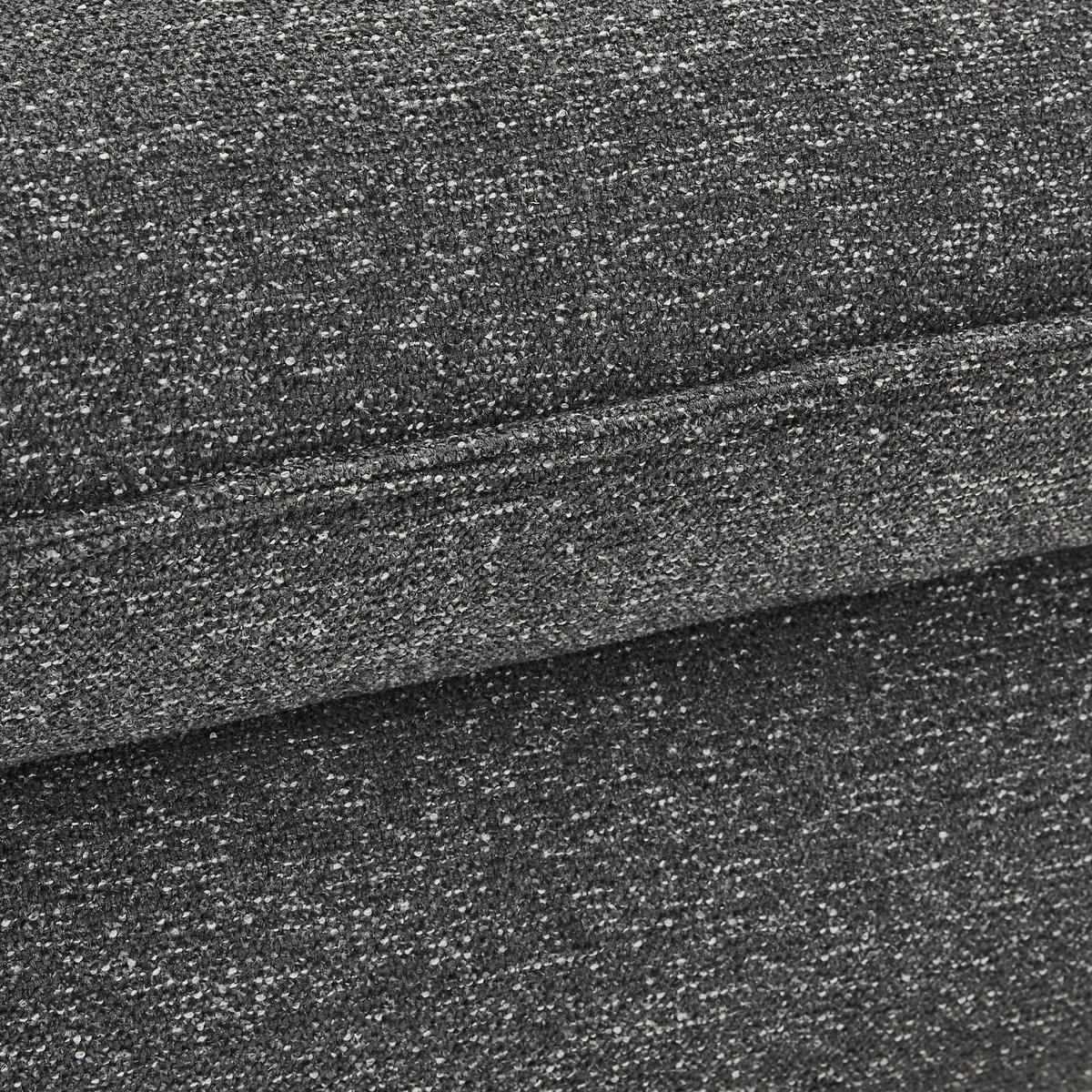 HÖRNSOFFA i struktur mörkgrå  - mörkgrå/svart, Design, trä/textil (185/232cm) - Livetastic