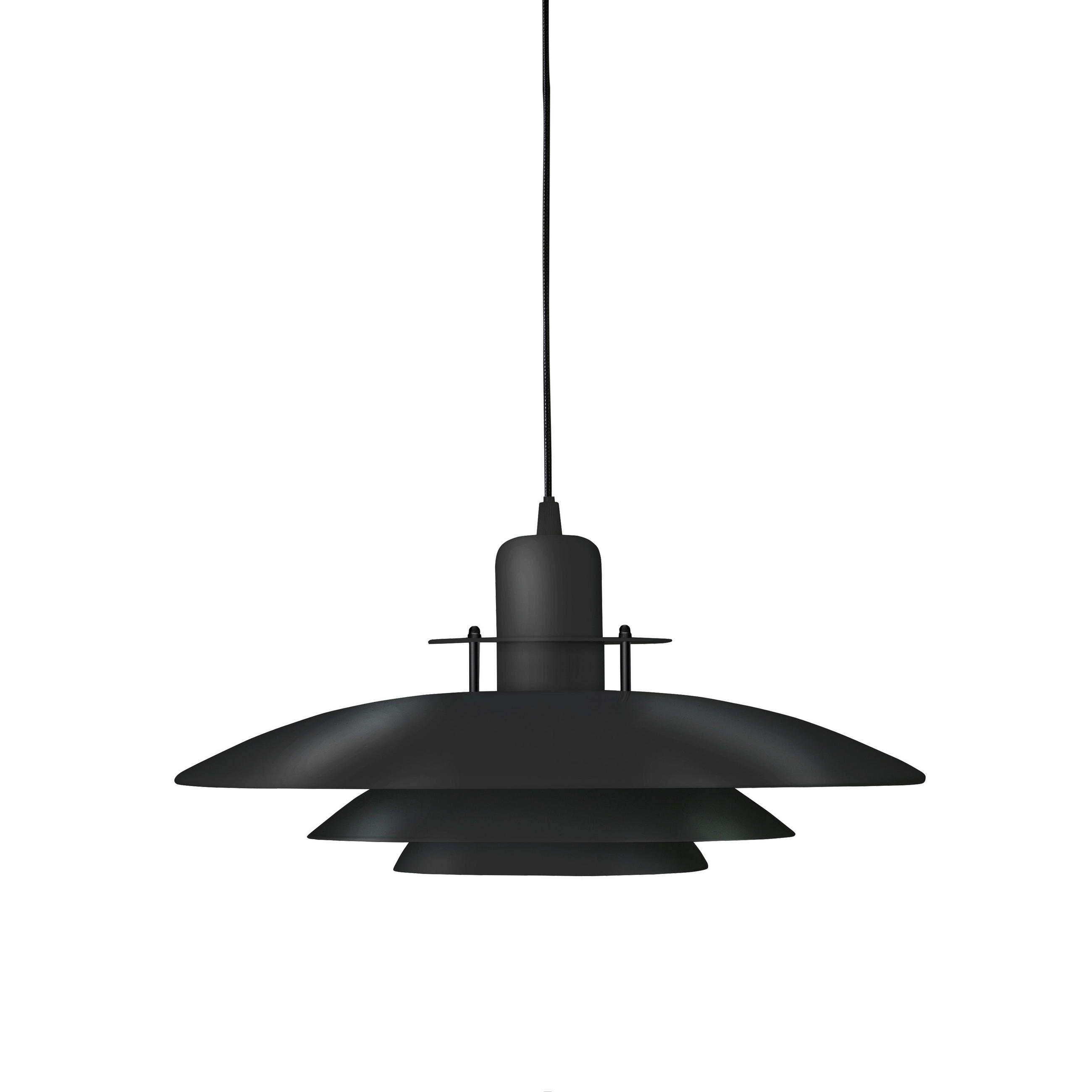HÄNGELEUCHTE Primus  43/20 cm   - Schwarz, Design, Metall (43/20cm) - Belid