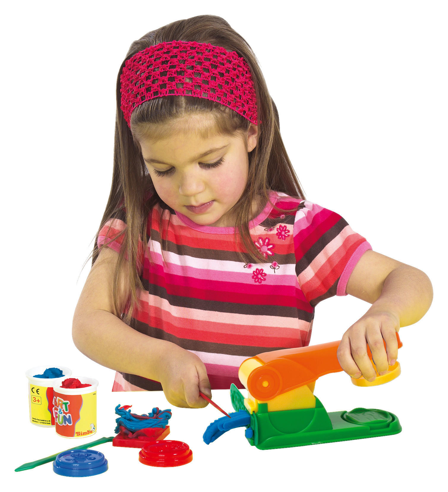 KNETMASSE Art & Fun  - Blau/Rot, Basics, Kunststoff - Simba