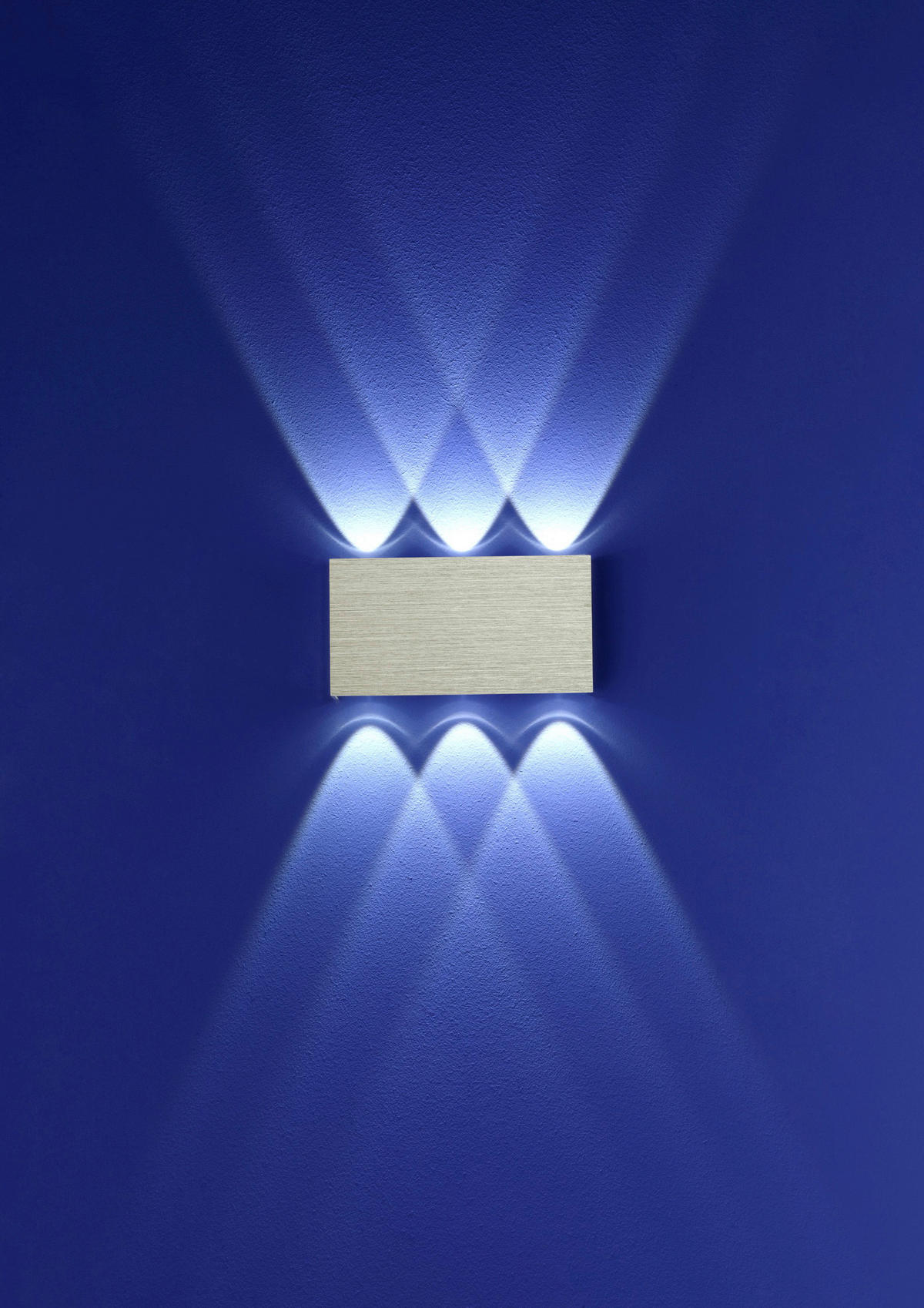 LED-WANDLEUCHTE Stream 17/9 cm   - Hellgrau, KONVENTIONELL, Metall (17/9cm) - Hell