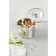 SUPPENTOPF Perfect Cooking 11 l  - Klar/Edelstahlfarben, Basics, Glas/Metall (28/20cm) - Homeware Profession.