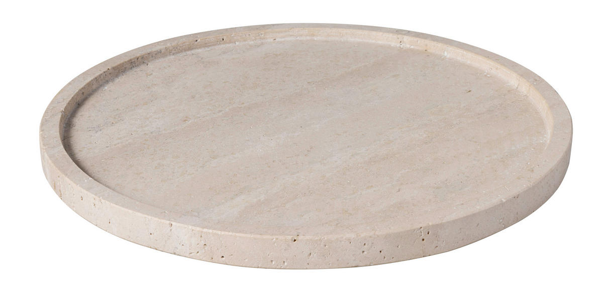 SERVIERPLATTE Manufacture Travertine     - Sandfarben, MODERN, Stein (24,5/2cm) - Villeroy & Boch