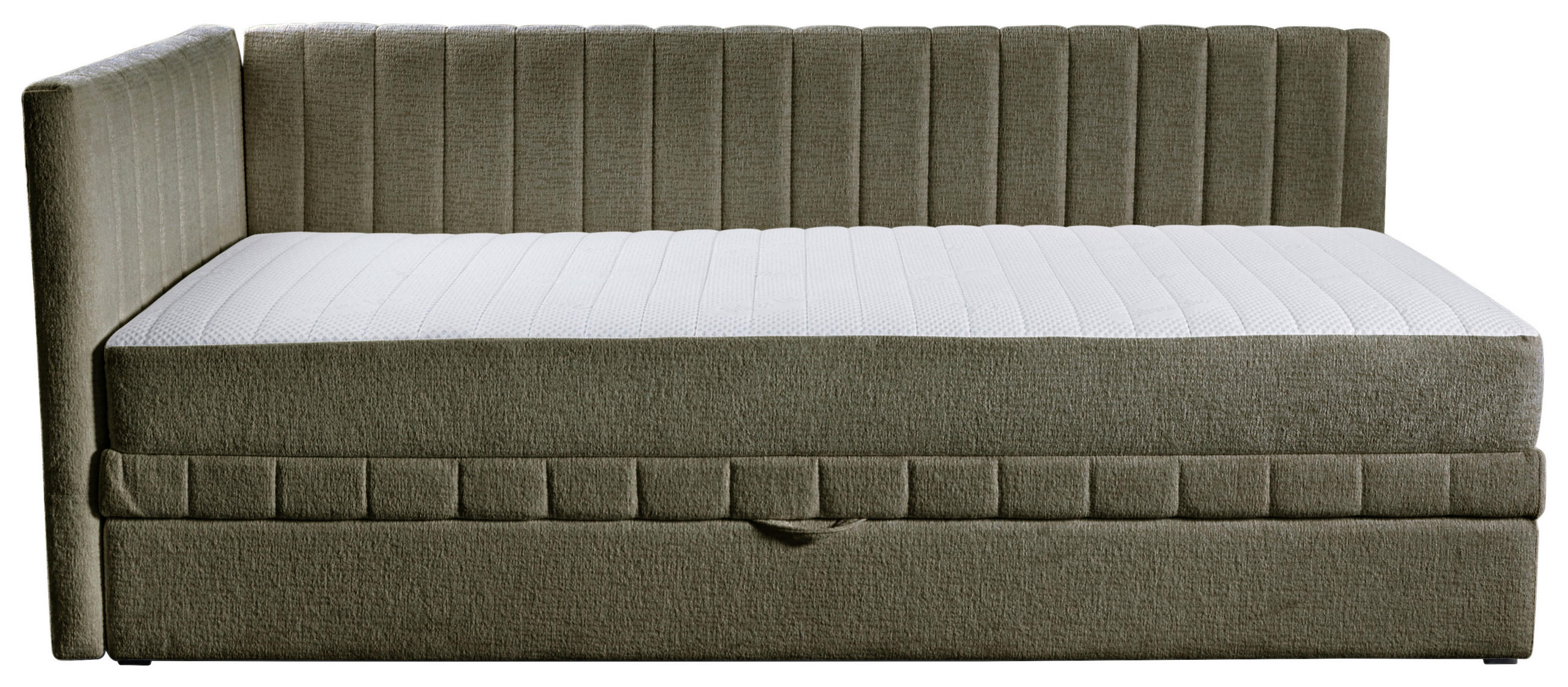 SCHLAFSOFA Holz, Textil, Holzwerkstoff Grün  - Schwarz/Grün, Design, Holz/Holzwerkstoff (212/83/99cm) - MID.YOU