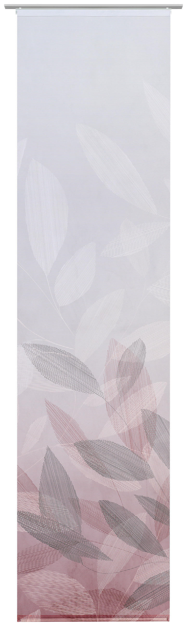FLÄCHENVORHANG   halbtransparent   60/245 cm  - Bordeaux, Natur, Textil (60/245cm) - Novel