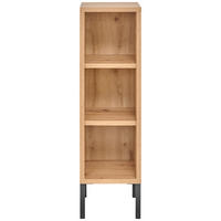 BABYUNTERSTELLREGAL 25/89/25 cm  - Schwarz/Eiche Artisan, Trend, Holzwerkstoff/Metall (25/89/25cm) - Jimmylee