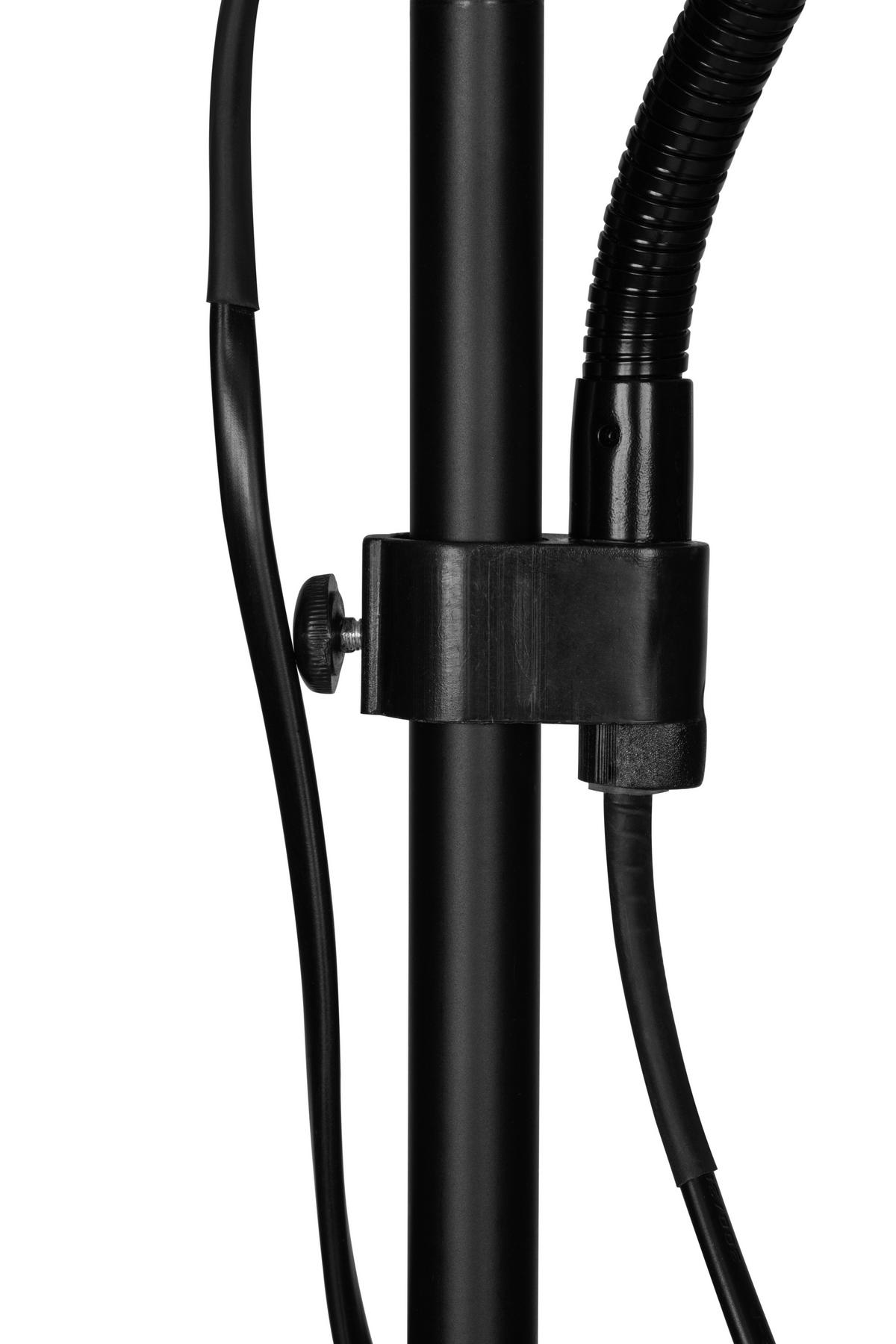 STEHLEUCHTE 42/21/180 cm    - Schwarz/Weiß, Basics, Kunststoff/Metall (42/21/180cm) - Boxxx