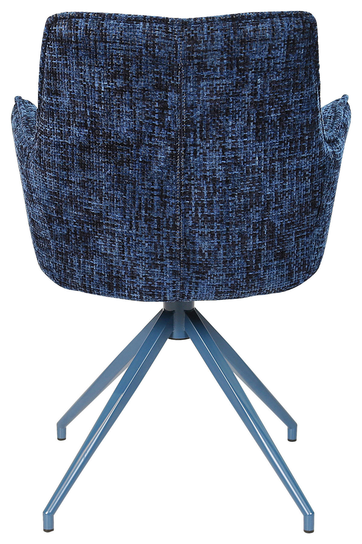 KAROSSZÉK kék  - kék, Lifestyle, textil/fém (59,5/90,5/62,5cm) - Novel
