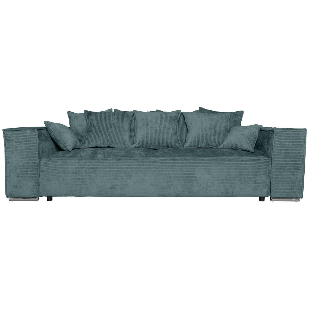Canapea Bigsofa, textil, albastru