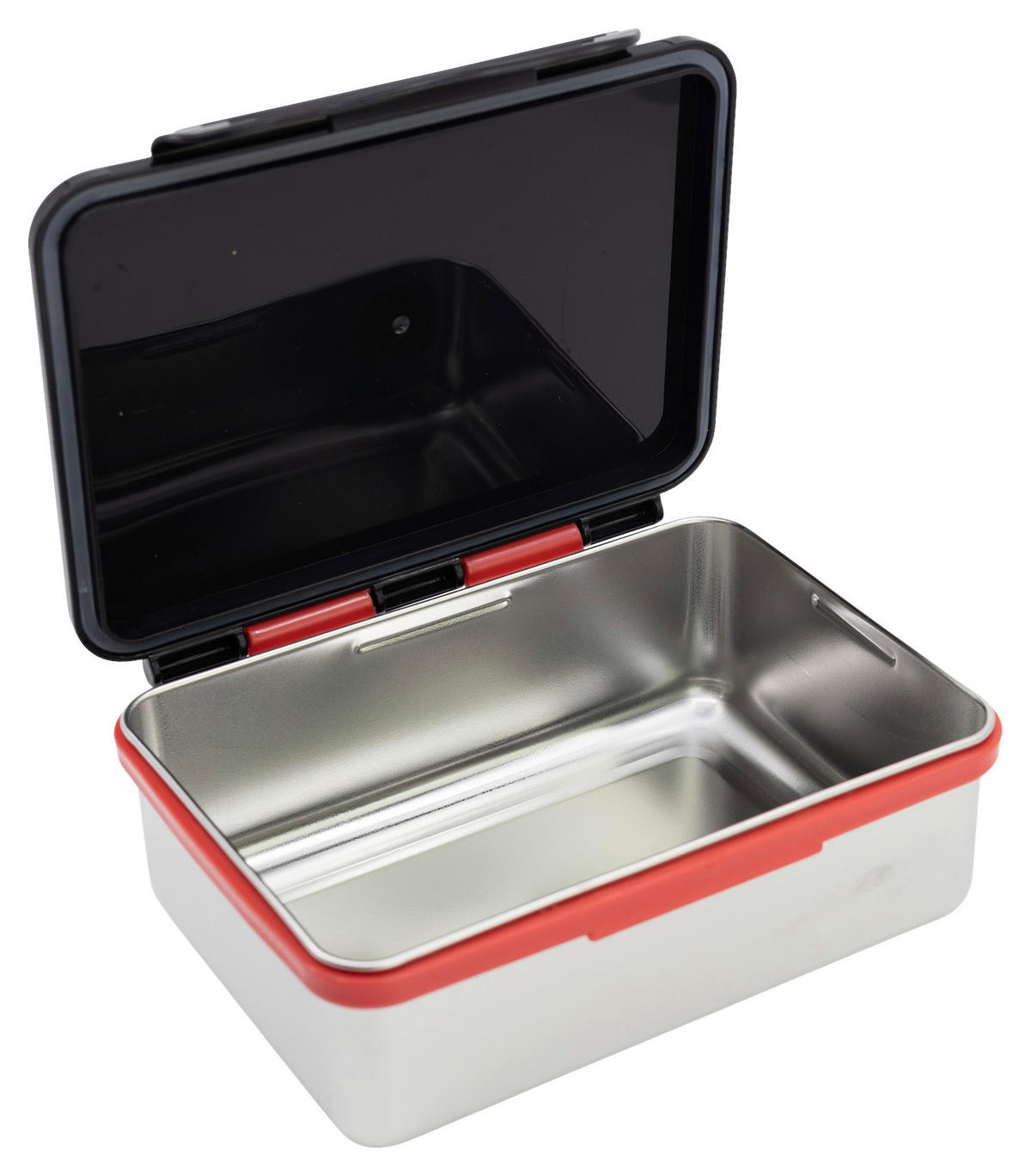 LUNCHBOX - Rot/Schwarz, Basics, Kunststoff/Metall (18/14/6,6cm) - Disney