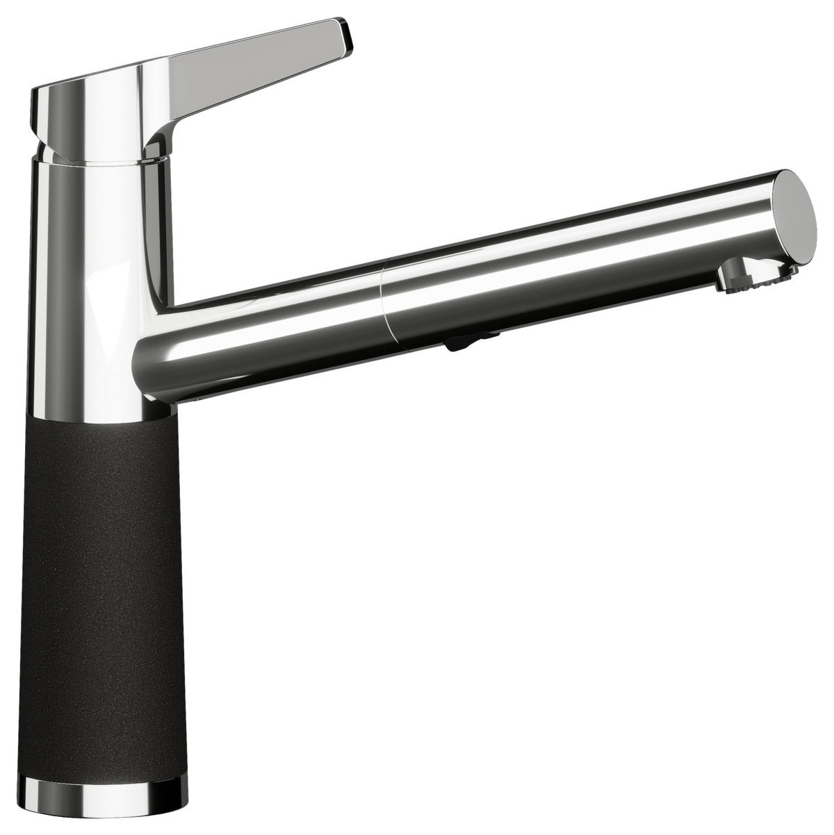 KÜCHENARMATUR 554120GNE  - Graphitfarben, Basics, Stein/Metall (5,2/23,3/20,9cm) - Schock