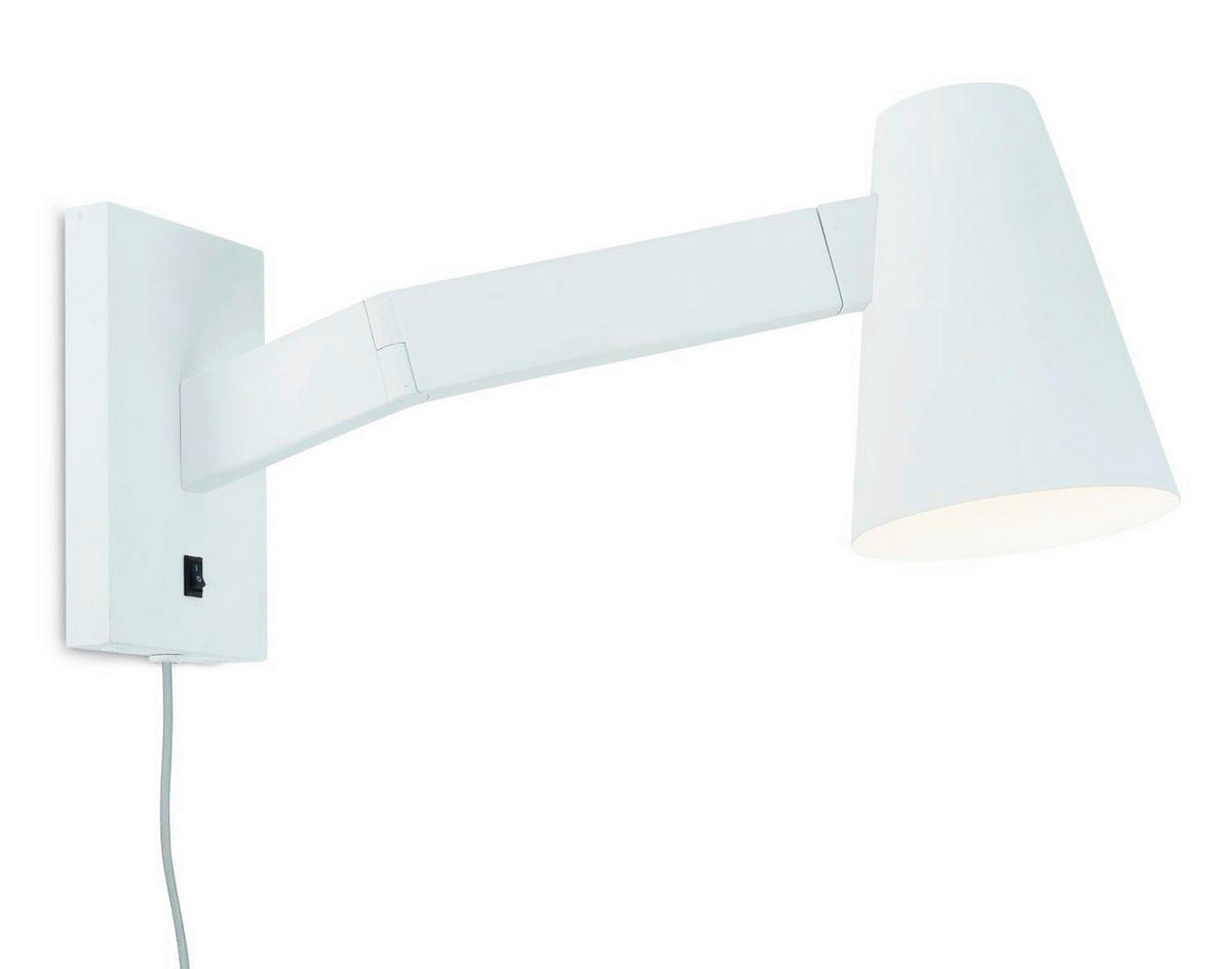 WANDLEUCHTE - Weiß, Design, Metall (28/22/40cm) - It's about Romi