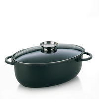 BRÄTER Kerros 45/28/13 cm - Schwarz, KONVENTIONELL, Glas/Metall (45/28/13cm) - Kela