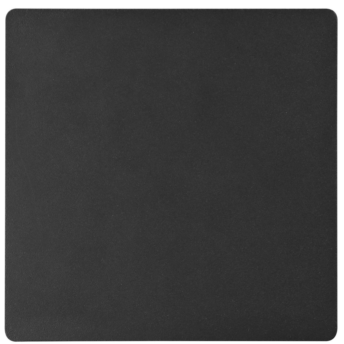 AUßENWANDLEUCHTE TABIT 15/15/4 cm   - Schwarz, Design, Metall (15/15/4cm)
