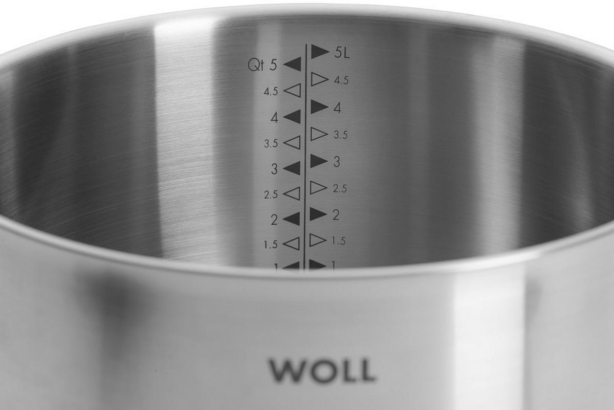 KOCHTOPFSET Steel  - Silberfarben, Basics, Metall (34/22,5/55,5null) - WOLL