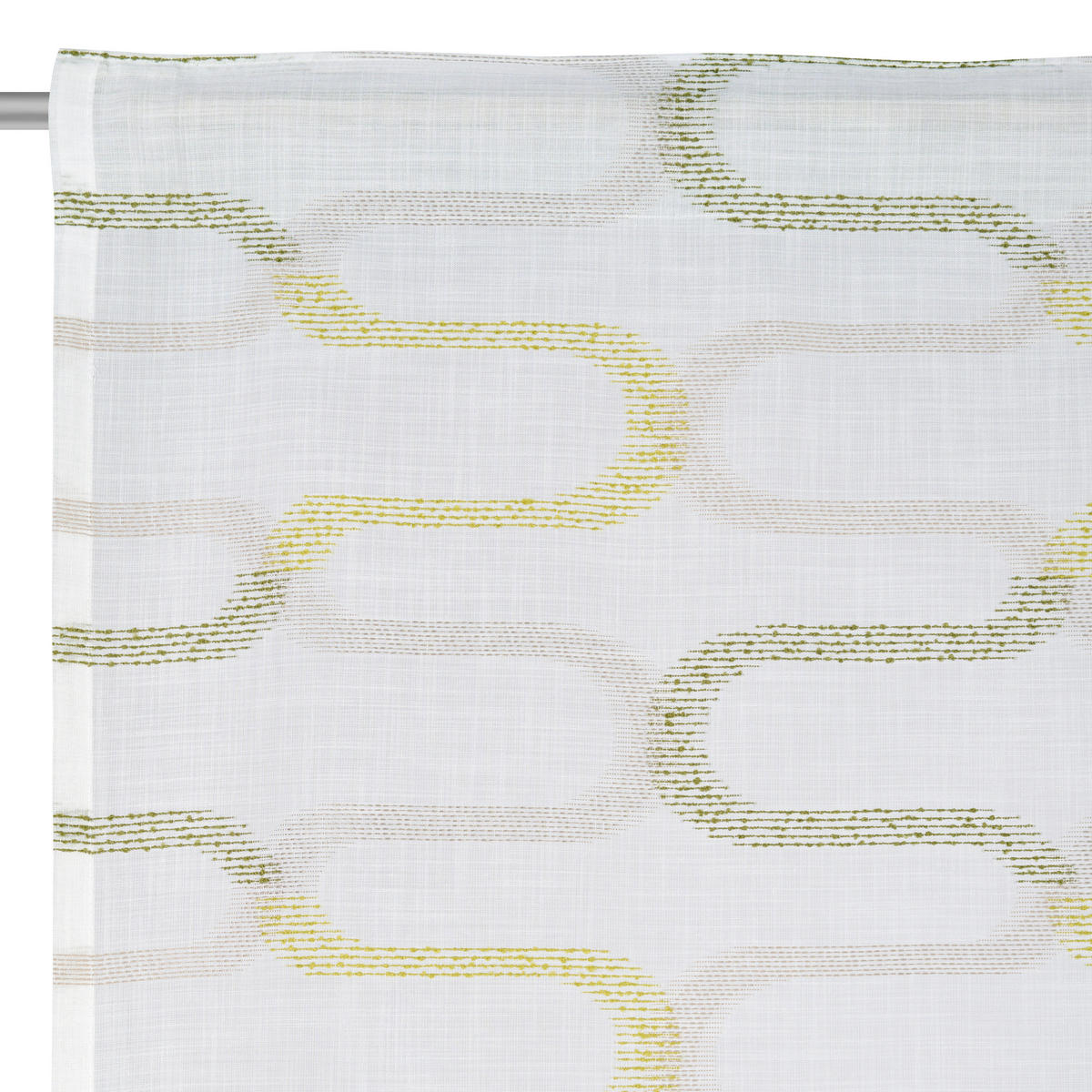 FERTIGVORHANG  halbtransparent   140/245 cm  - Grün, KONVENTIONELL, Textil (140/245cm) - Esposa