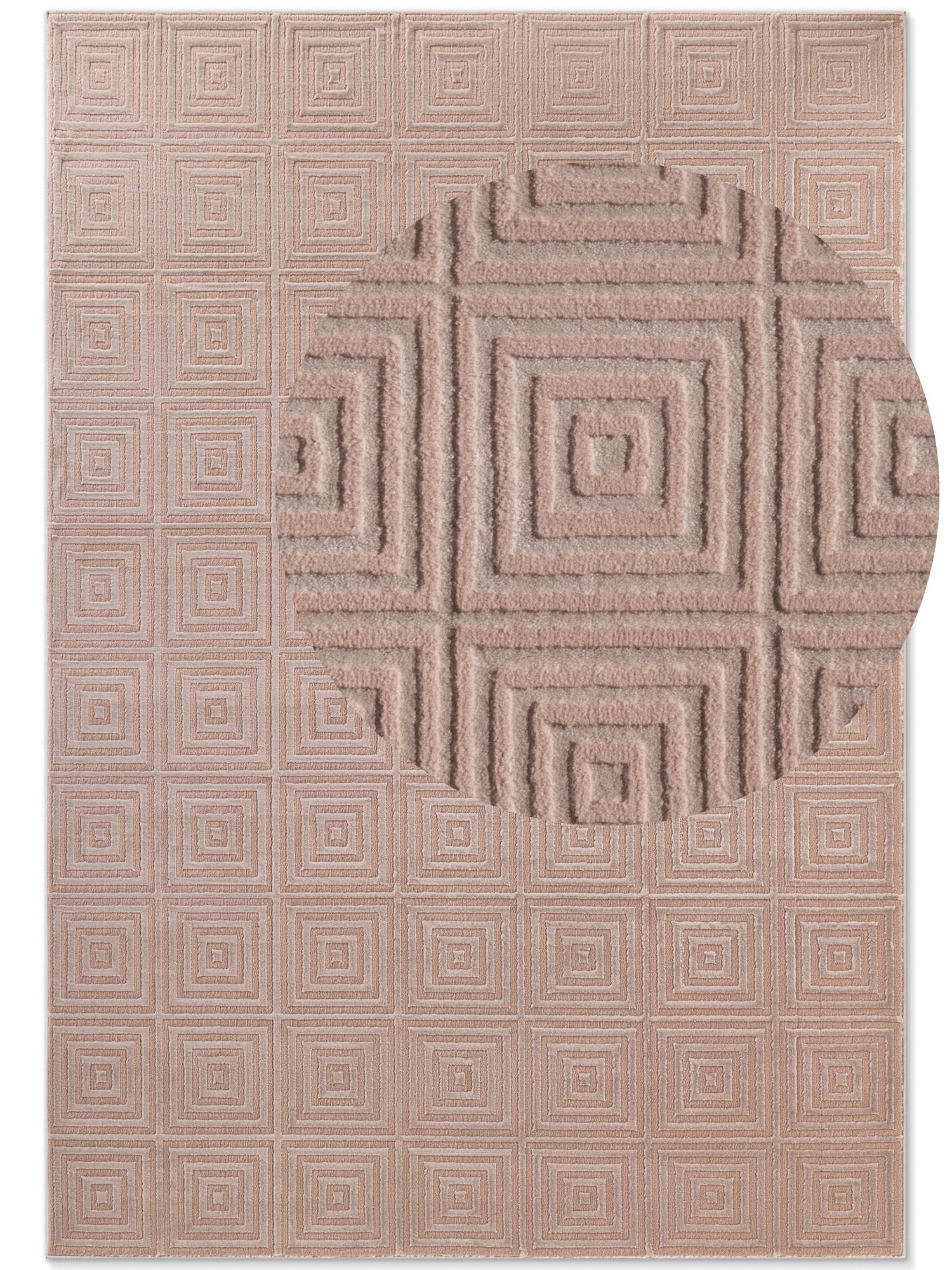 TEPPICH 120/170 cm Perles Creme, Beige  - Beige/Creme, Basics, Kunststoff (120/170cm) - Elle Decoration