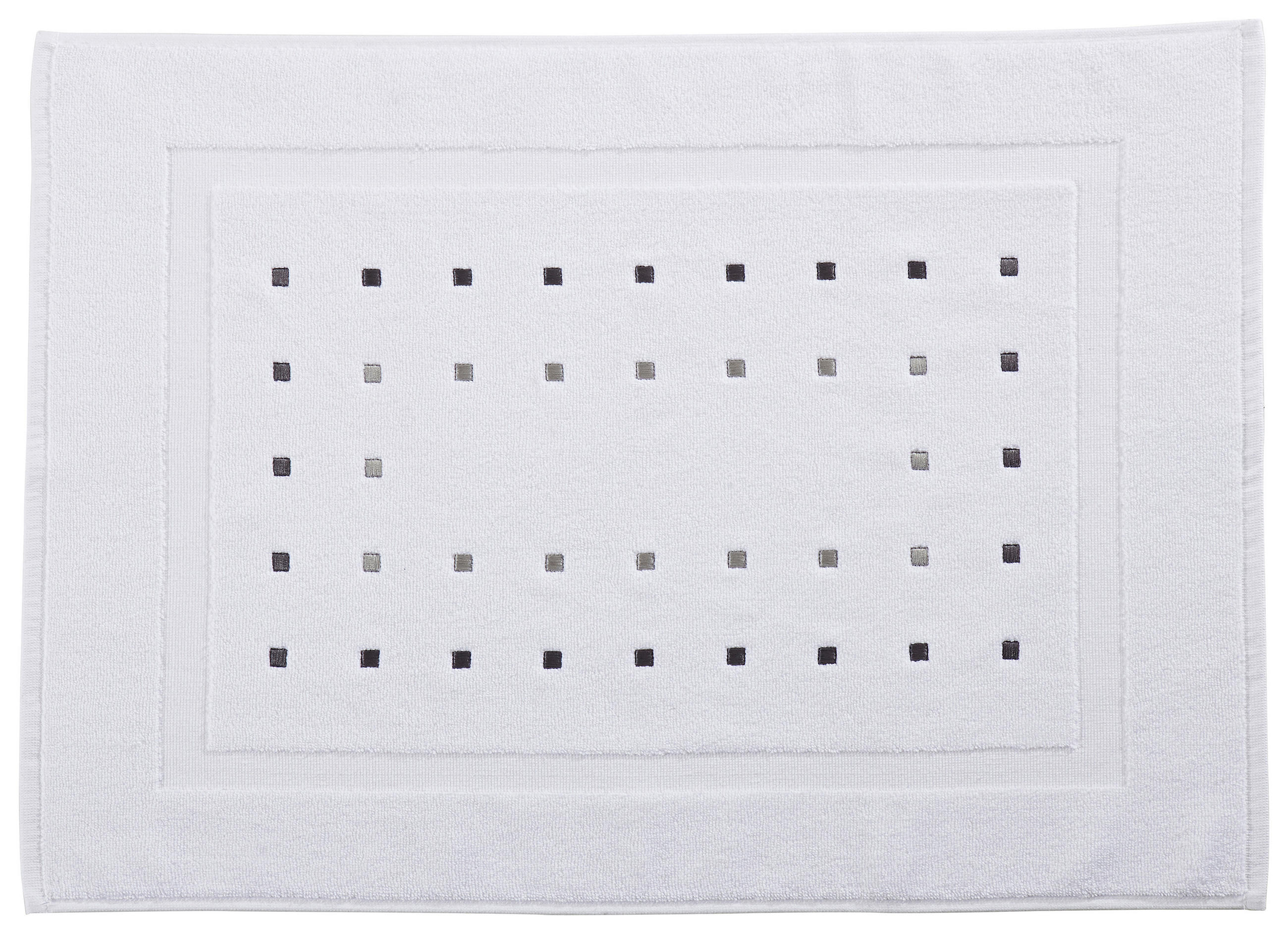 BADEMATTE Weiß 50/70 cm  - Weiß, Design, Textil (50/70cm) - Esposa