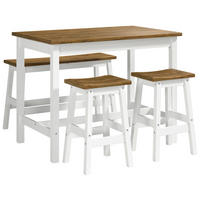 SET MOBILIER DE BAR in  - alb/culoare natur, Natur, lemn - Livetastic