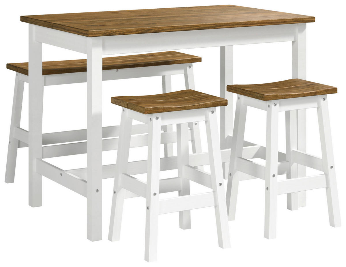 SET MOBILIER DE BAR in  - alb/culoare natur, Natur, lemn - Livetastic