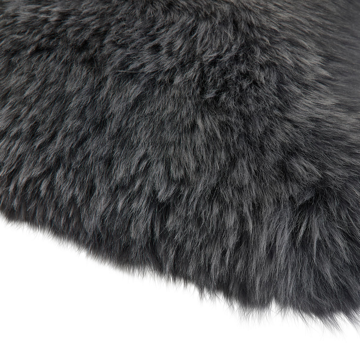 SCHAFFELL 60/90 cm  - Dunkelgrau, Trend, Fell (60/90cm) - Linea Natura