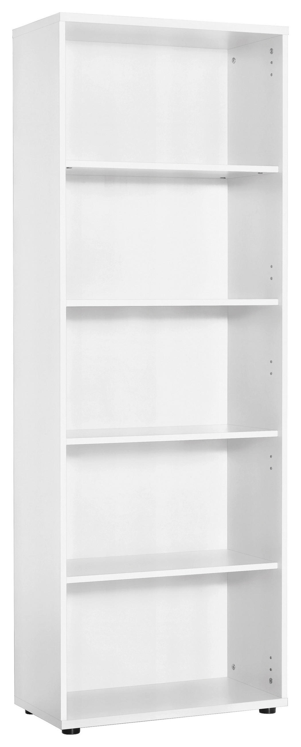 AKTENREGAL 65,1/182,4/34,5 cm  - Schwarz/Weiß, Basics, Holzwerkstoff/Kunststoff (65,1/182,4/34,5cm) - MID.YOU