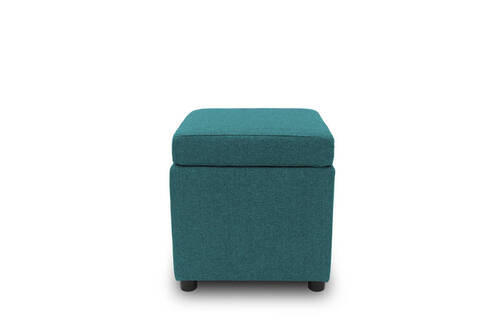 SITZBOX Uni - Petrol/Schwarz, Design, Kunststoff/Textil (45/47/45cm) - LOOKS by W.Joop