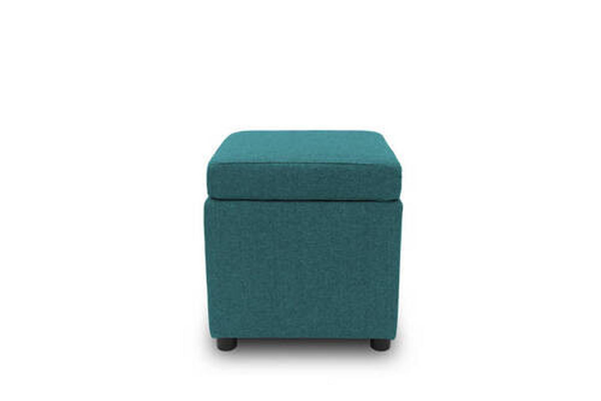 SITZBOX Uni  - Petrol/Schwarz, Design, Kunststoff/Textil (45/47/45cm) - LOOKS by W.Joop