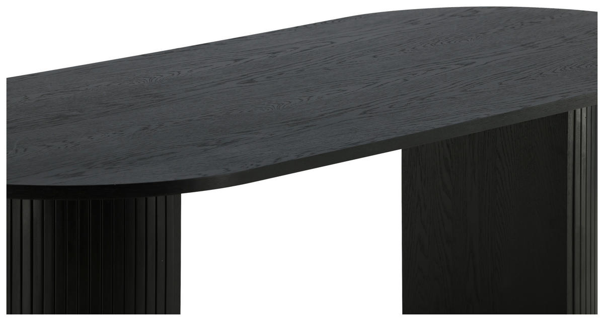 ESSTISCH in Holzwerkstoff, Holz 200/90/75 cm  - Schwarz, Design, Holz/Holzwerkstoff (200/90/75cm) - Livetastic